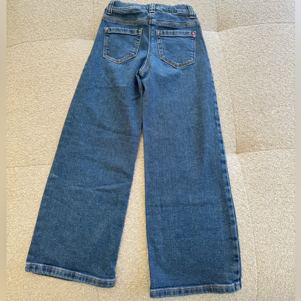 s.Oliver Kids Blue Straight Leg Jeans | Size 7–8Y (EU 128) | Classic Denim - Picture 5 of 7